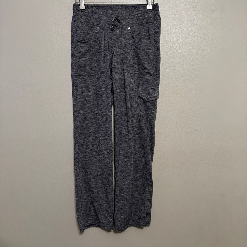 KUHL Women's MOVA Cargo Size 4 PANTS Heathered STRETCH Drawstring POCKET Pull On